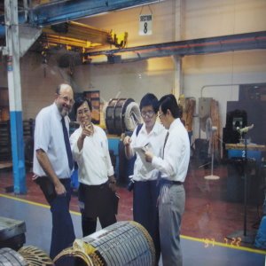國際技師於展昌廠房交流高壓電機重繞技術
